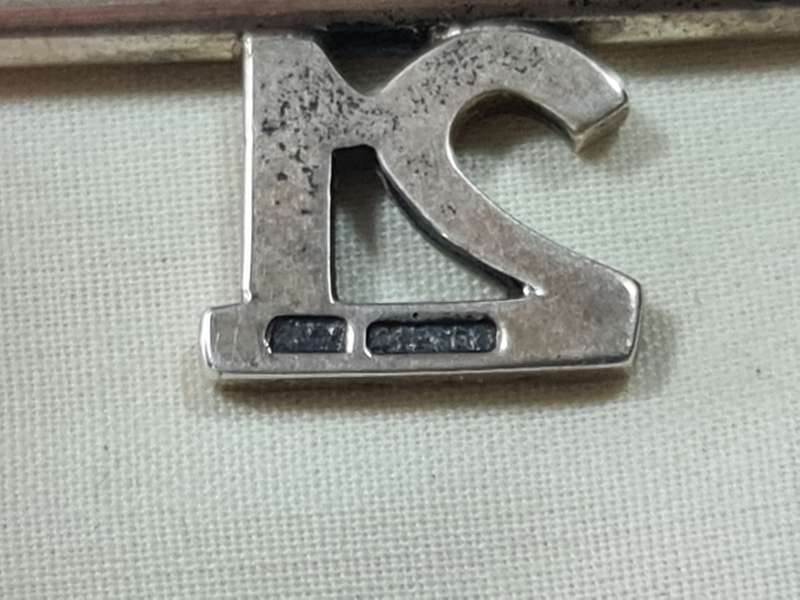 Silver 21 Birthday key