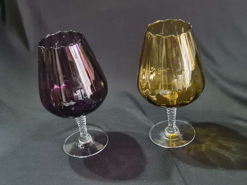 Pair of Mid 20th century Brandy snifters