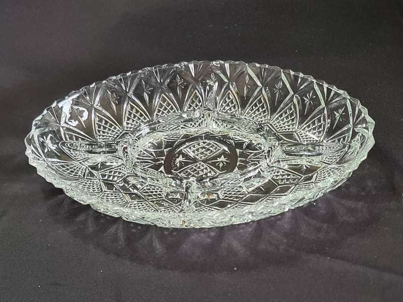Retro 5 divider snack dish