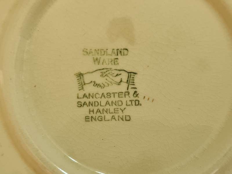 Sandland Ware, Lancaster & Sandland Ltd Hanley England. Teapot trivet