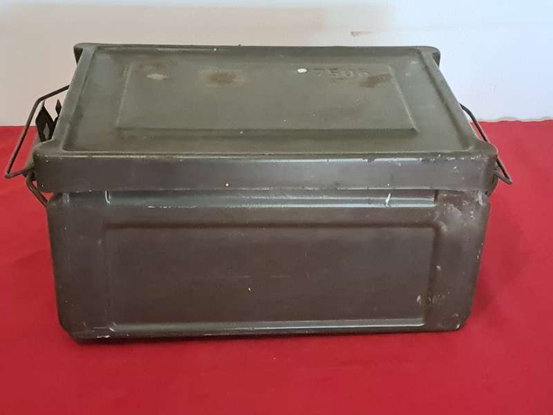 Circa 1970 Military Ammo Box SA