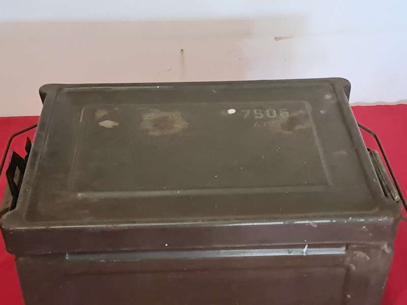 Circa 1970 Military Ammo Box SA