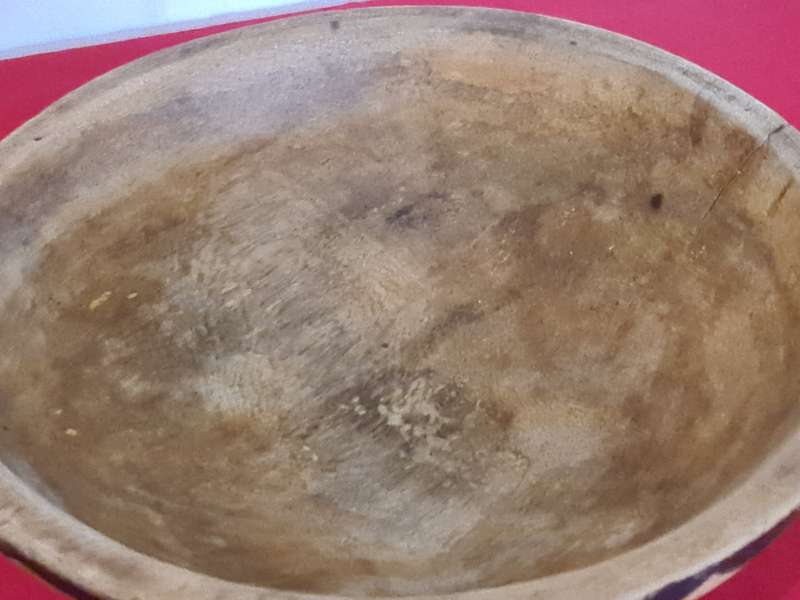 African wooden Fruit bowl