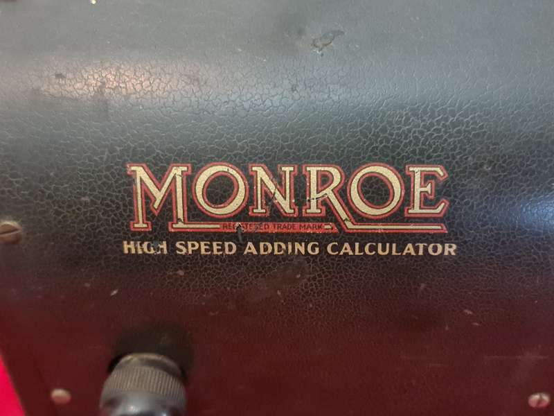 Monroe High Speed adding Calculater