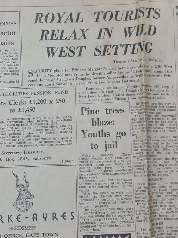 The Chronicle, Bulawayo, Friday, November 12, 1965 News Paper