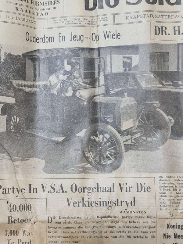 Die Suiderstem. Kaapstad, Saturday 25 Maart 1950 News Paper
