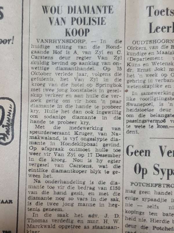 Die Suiderstem. Kaapstad, Saturday 25 Maart 1950 News Paper