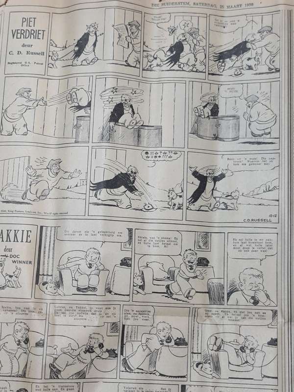 Die Suiderstem. Kaapstad, Saturday 25 Maart 1950 News Paper