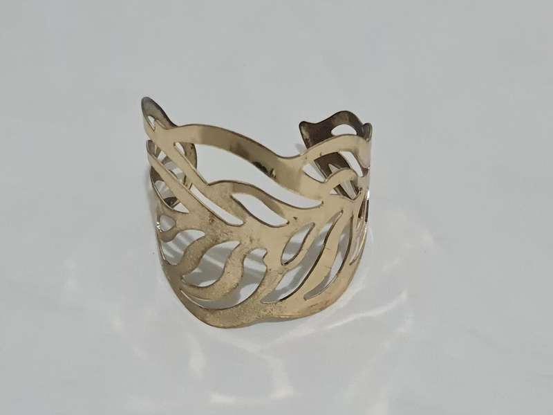 Gold Tone cuff bracelet