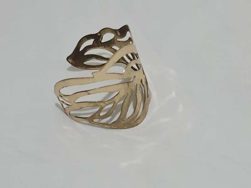 Gold Tone cuff bracelet