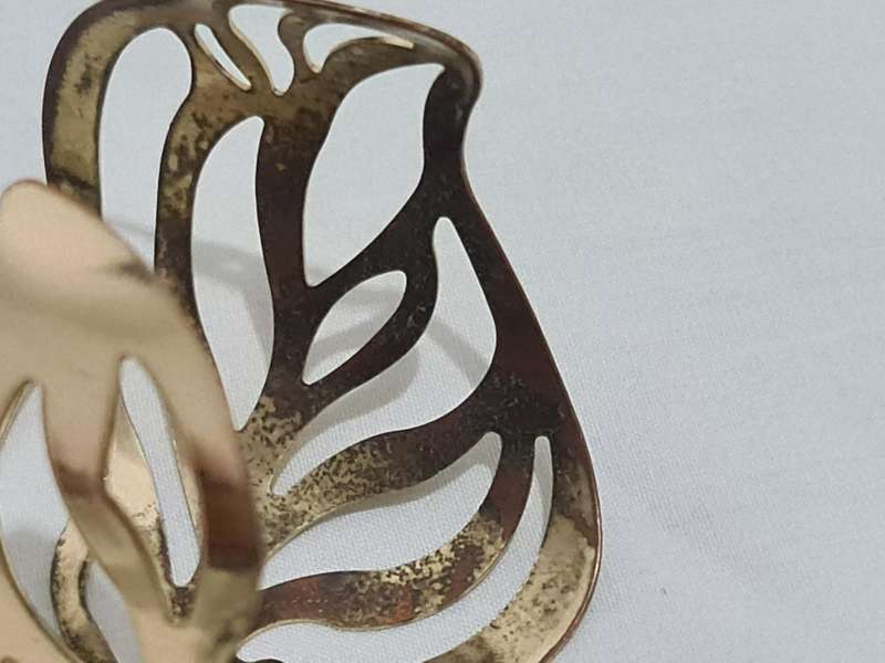 Gold Tone cuff bracelet