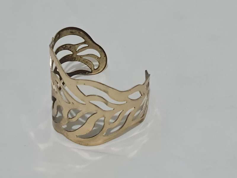 Gold Tone cuff bracelet