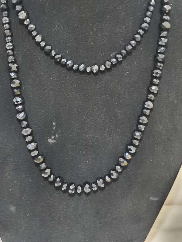 Black beaded Necklace set.