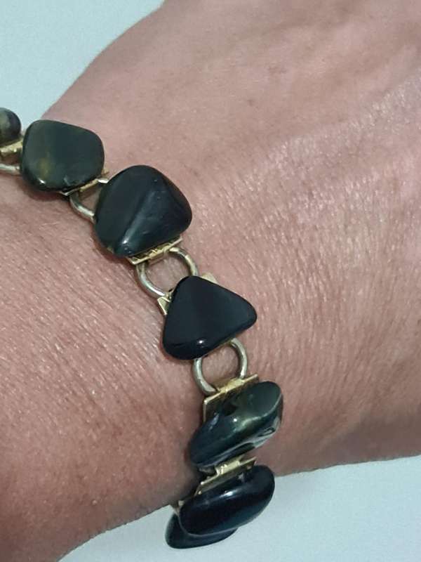 Vintage Blue tiger eye bracelet.