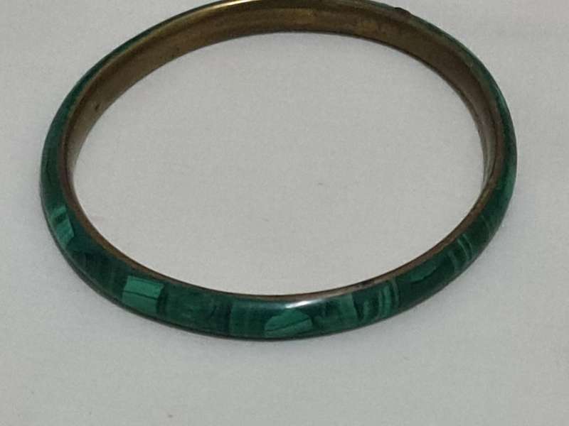 Vintage Malachite Bangle