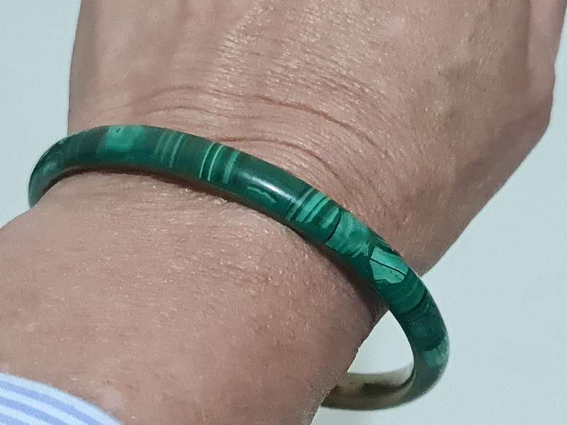 Vintage Malachite Bangle