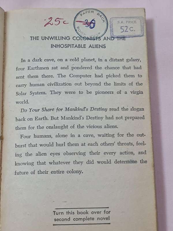 Two in one: The Seed Of Earth & Next Stop The Stars Book