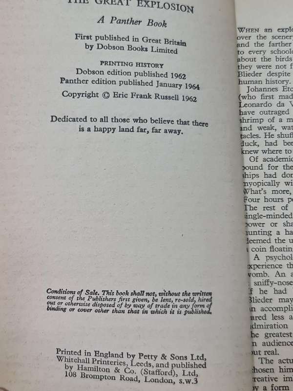 P by Eric Frank Russell -1962 Book