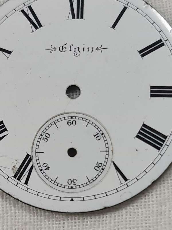 Elgin Enamel Dial