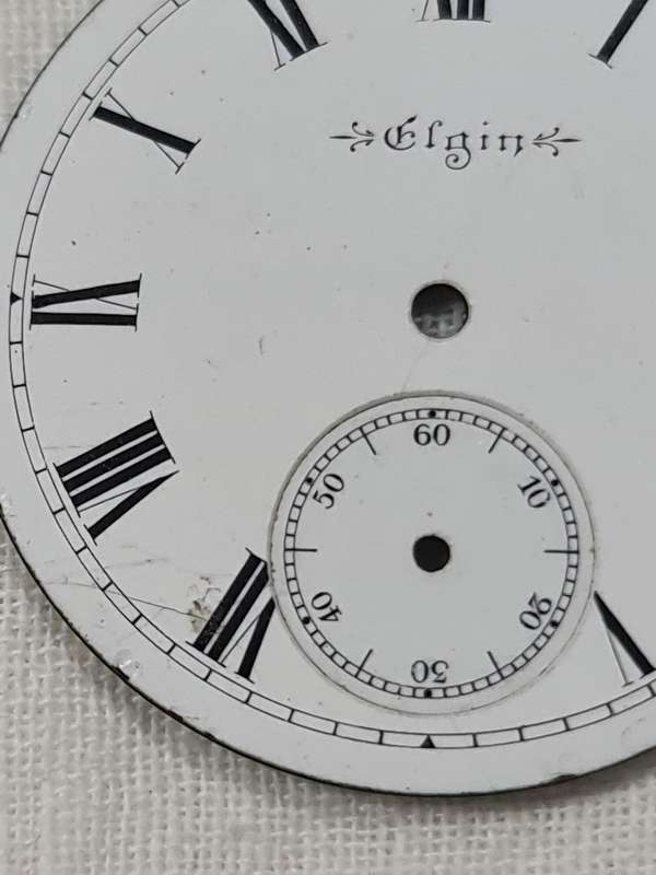 Elgin Enamel Dial