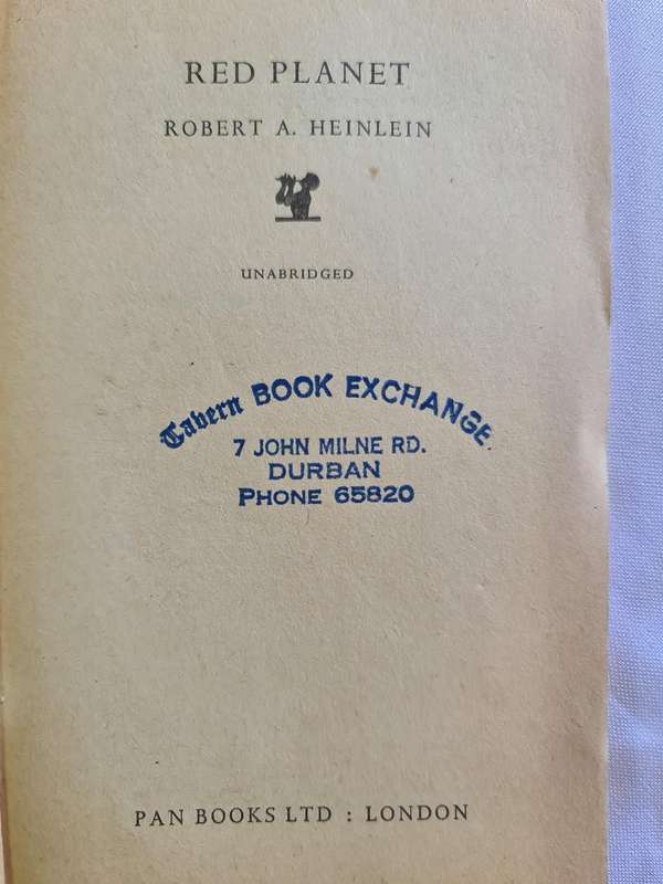 Red Planet by Robert A. Heinlein book