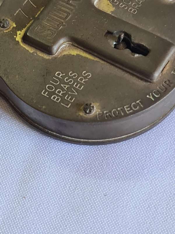Squire Brass lock -No Key