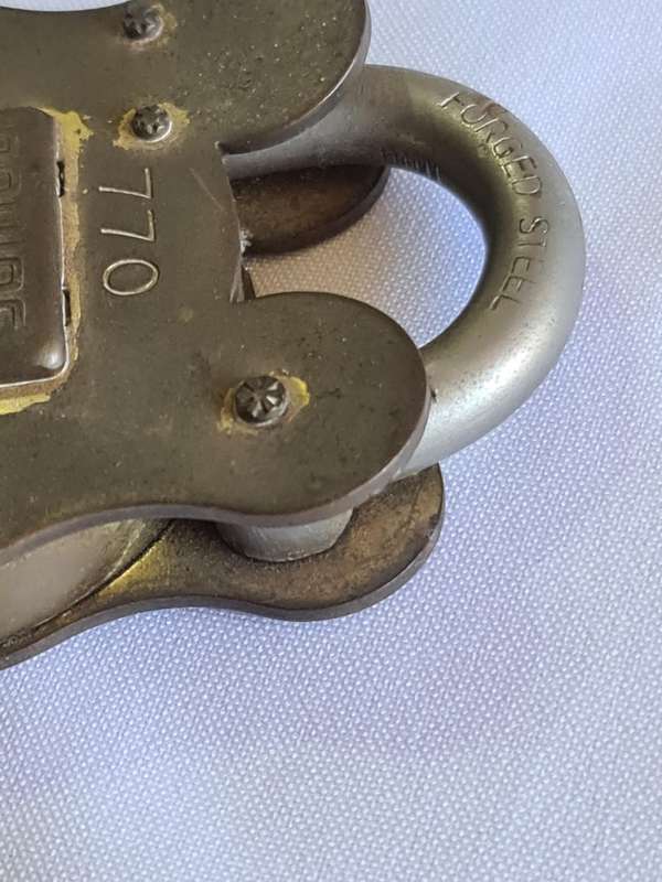 Squire Brass lock -No Key
