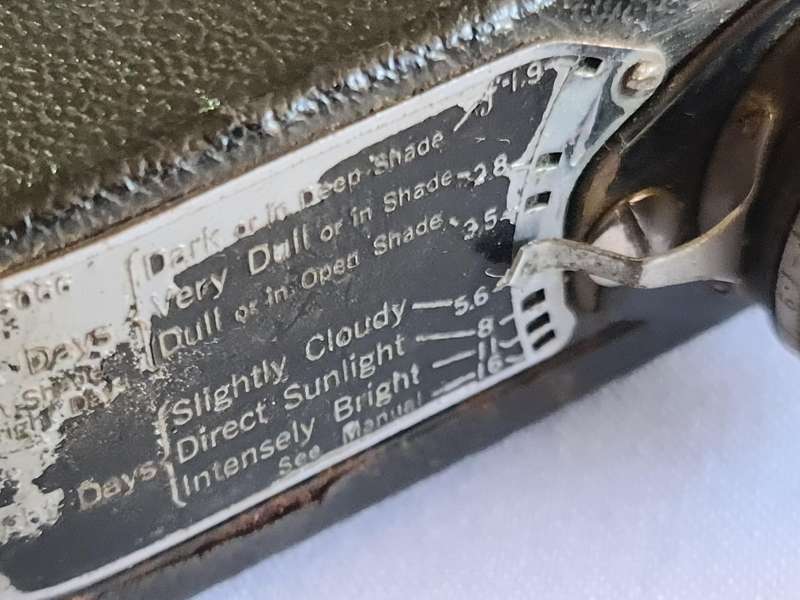 Cine-"Kodak" - eight Model 20. Kodak Limited. London. Made in Great Britain.