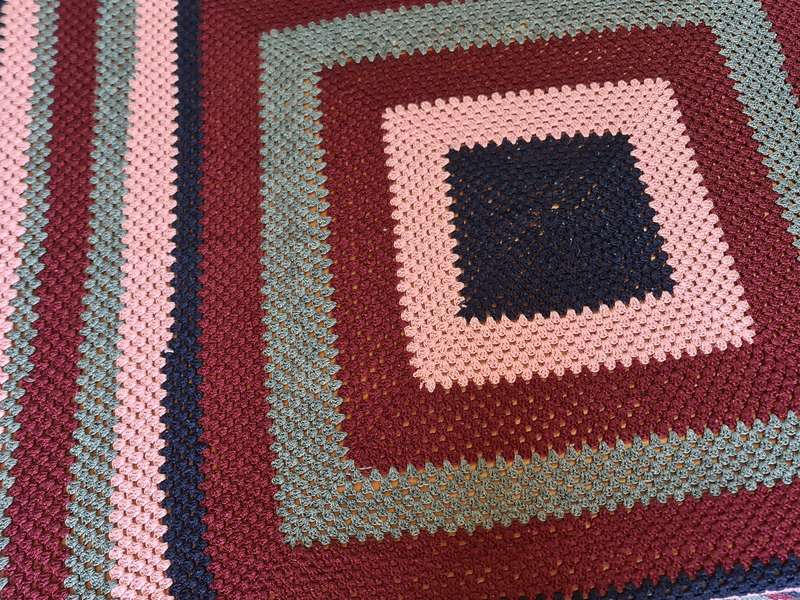 Vintage Crochet knee blanket