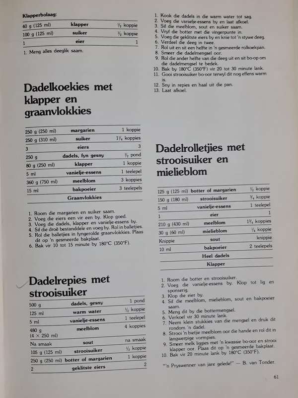 Kleinkoekies 300 resepte Erina Bezuidenhout