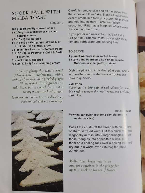 Ina Paarman's, What's Cooking recipe book.recipe book