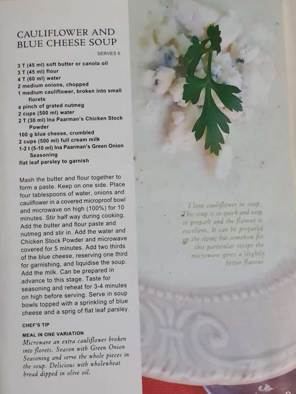 Ina Paarman's, What's Cooking recipe book.recipe book