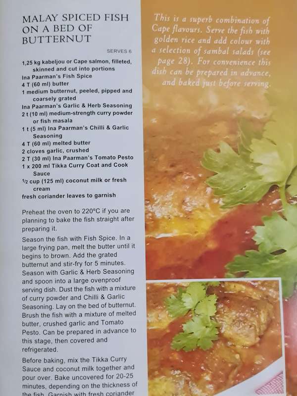 Ina Paarman's, What's Cooking recipe book.recipe book