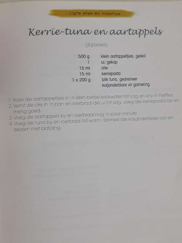 Tuna by Marie Jooste resepte boek