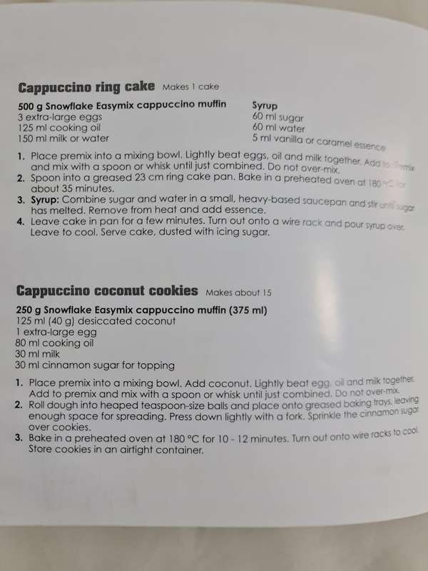 Mix-It-Up with Snowflake Easy Mix recipe book