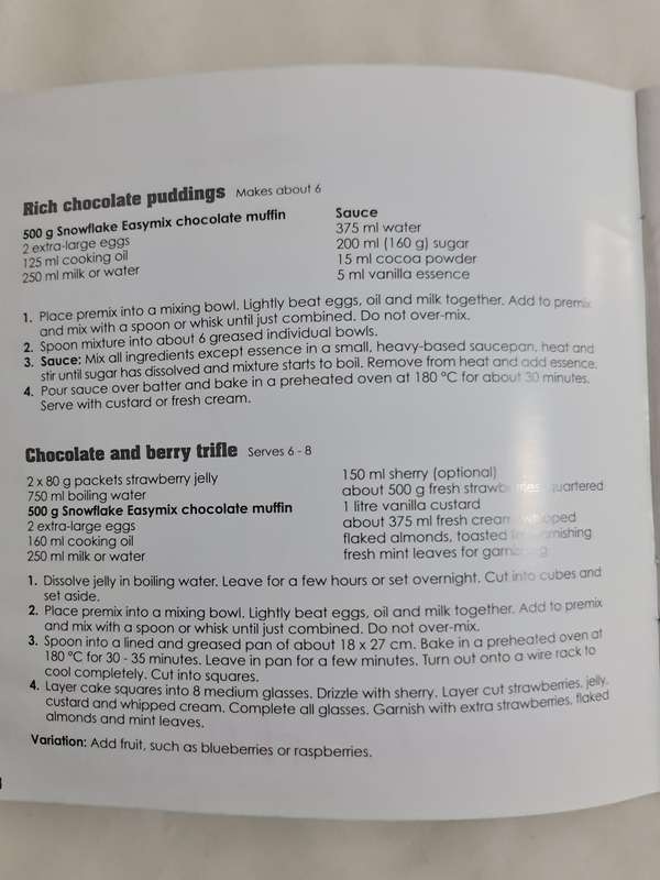 Mix-It-Up with Snowflake Easy Mix recipe book