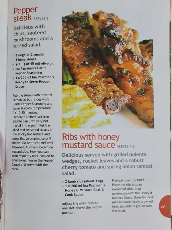 What's for supper by Ina Paarlman. Recipe book.
