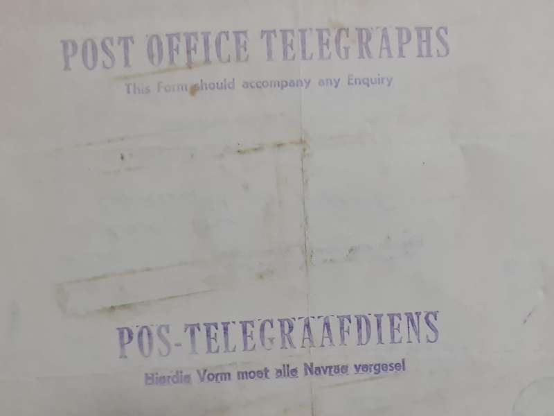x5 Circa 1970 Telegrams