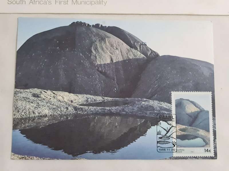 Beaufort West RSA 14 cent stamp.