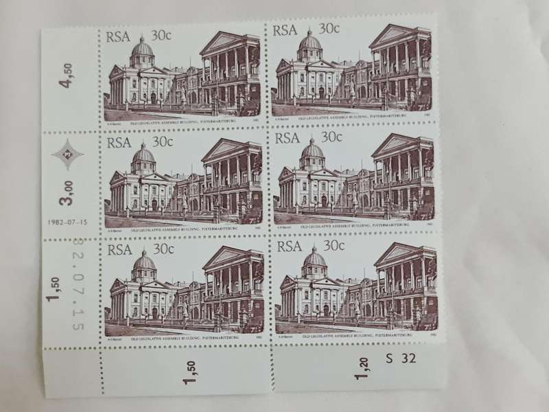 Pietermaritzburg RSA 1982 30 cents stamp