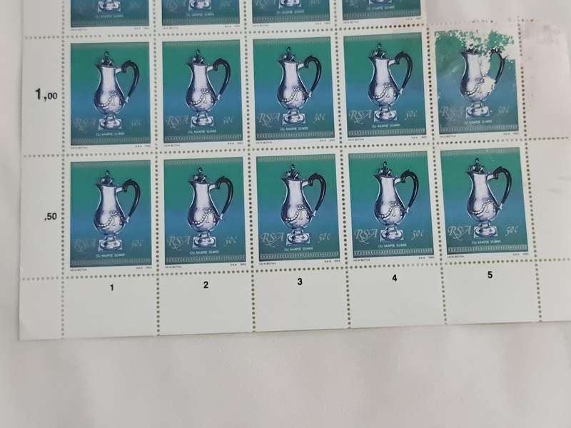 Ou Kaapse Silver RSA 1985 50cent stamps