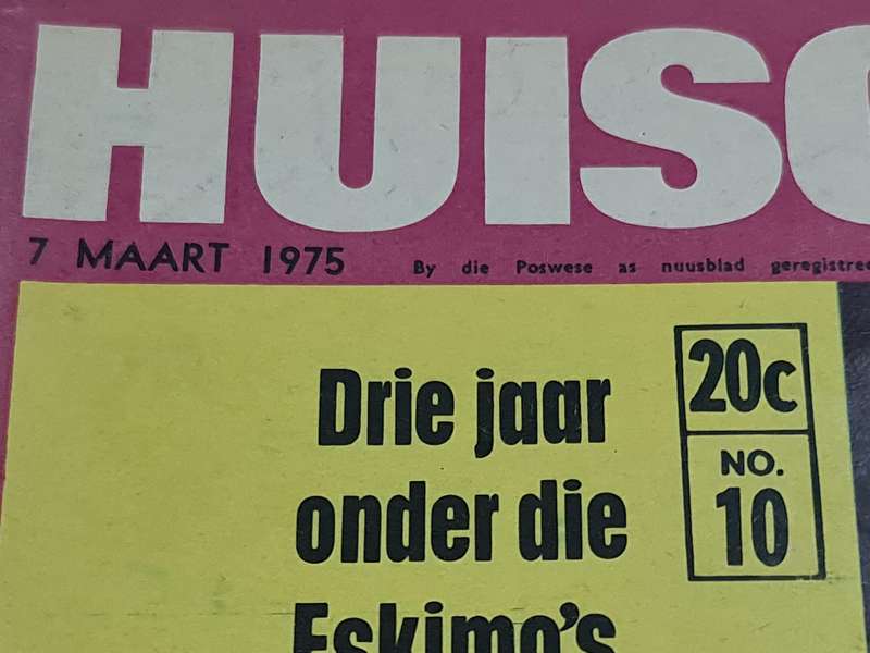 Huisgenoot 7 Maart 1975: Pierre Fourie