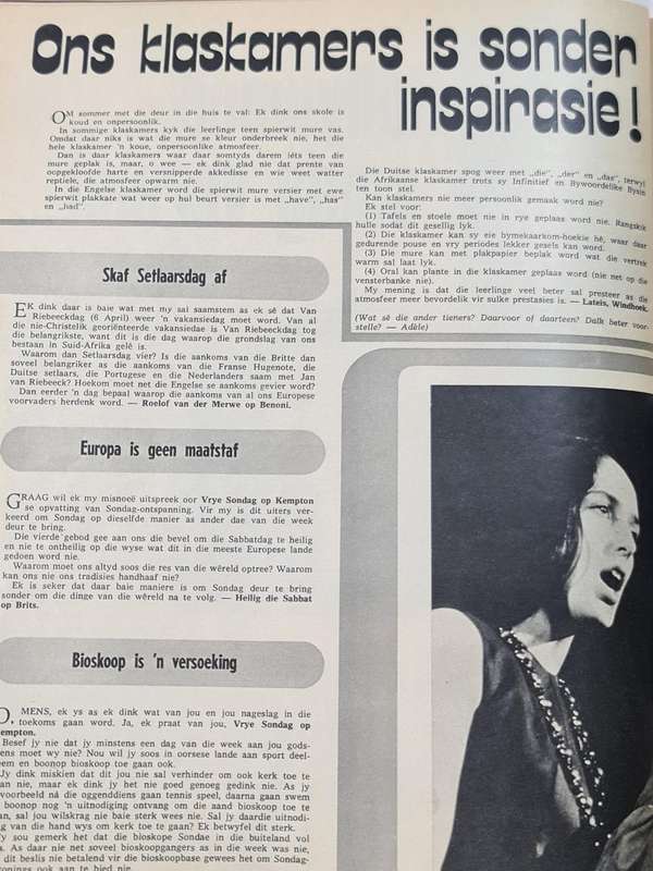 Huisgenoot 7 Maart 1975: Pierre Fourie