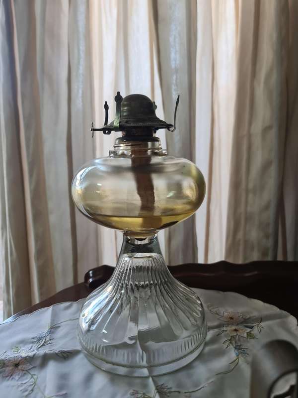 Glass Oil/parafine lamp