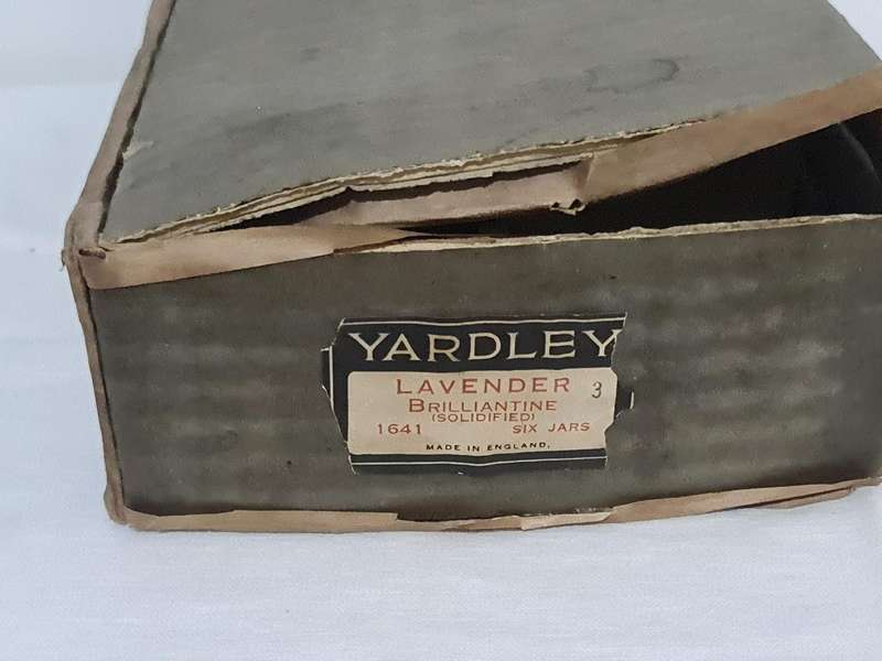 Yardley Lavender Brilliantine Jars with original box