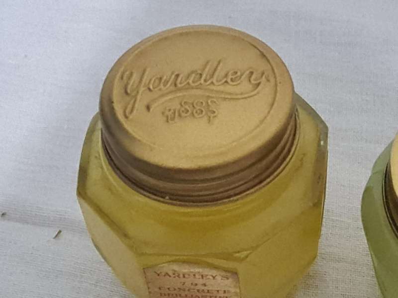 Yardley Lavender Brilliantine Jars with original box