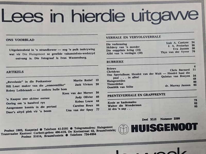 Huisgenoot 4 Februarie 1972