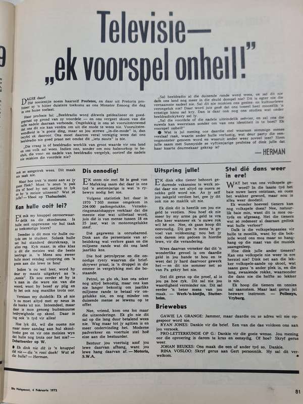 Huisgenoot 4 Februarie 1972