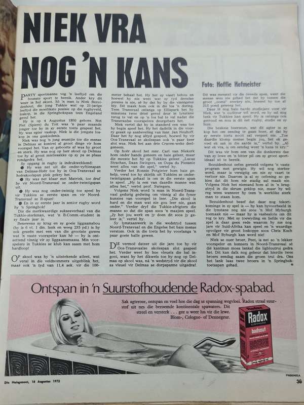 Huisgenoot: 18 Augustus 1972, Paul Newman
