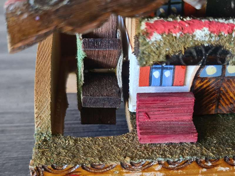Swiss chalet with Reuge music box